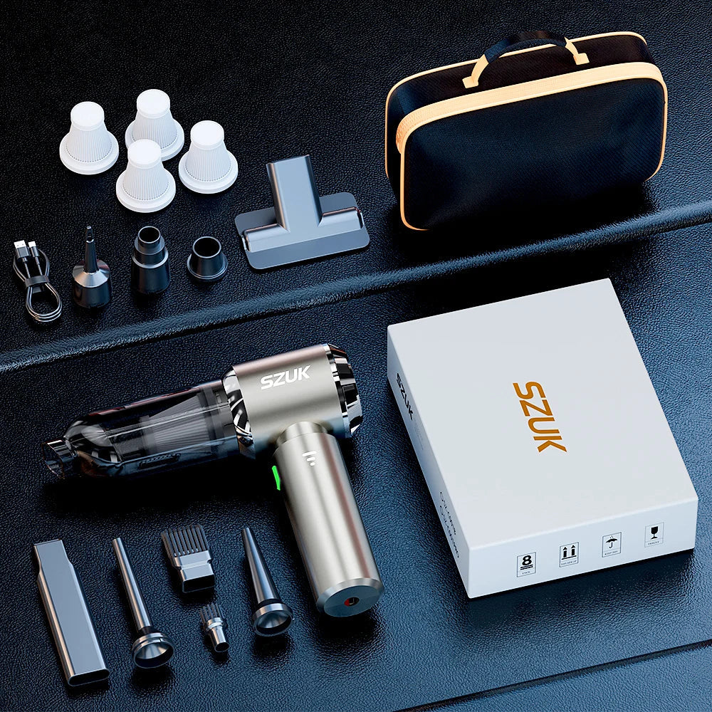 Homifi cordless car vacuum — compact size fits in glove box