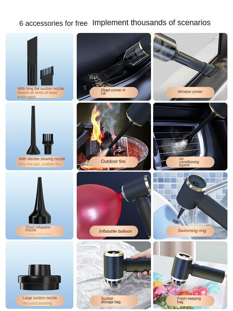 4-in-1 Cordless Car Vacuum Cleaner 18000PA
