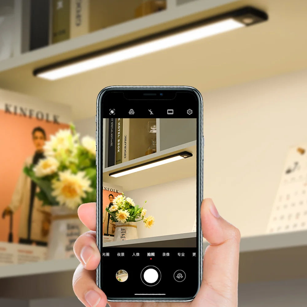 LED Bar Light with Motion Sensor — USB Rechargeable