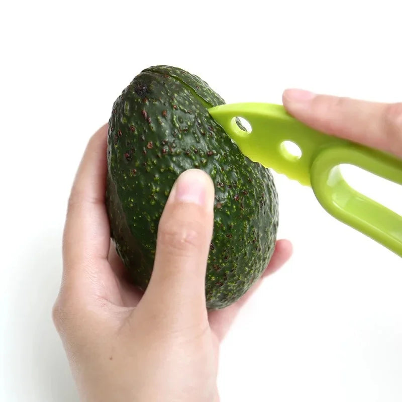 3-in-1 Avocado Slicer Split Pit Slice Tool