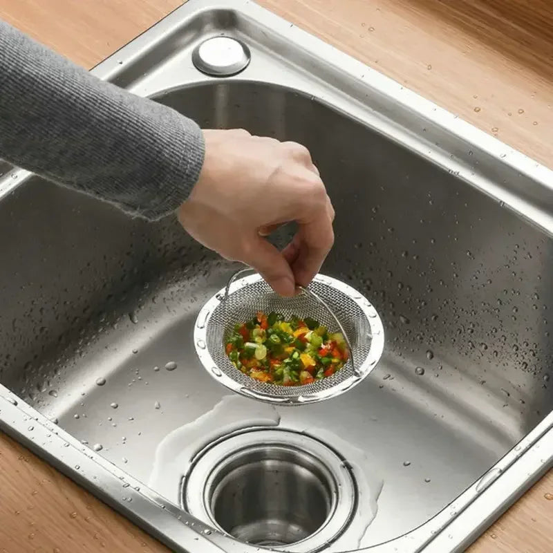Stainless Steel Sink Drain Strainer Hair Food Catcher