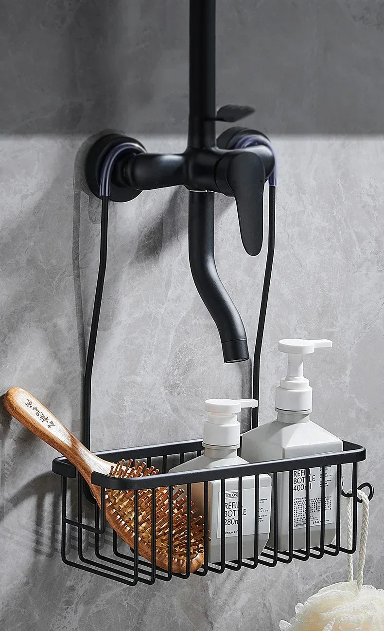 Aluminium Bathroom Shelf Without Drilling