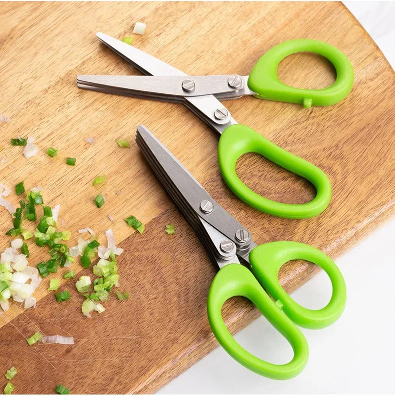 Multi-Blade Herb Scissors Stripper 3 or 5 Blade