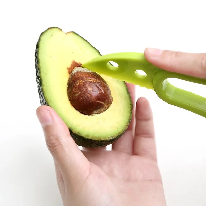 3-in-1 Avocado Slicer Split Pit Slice Tool