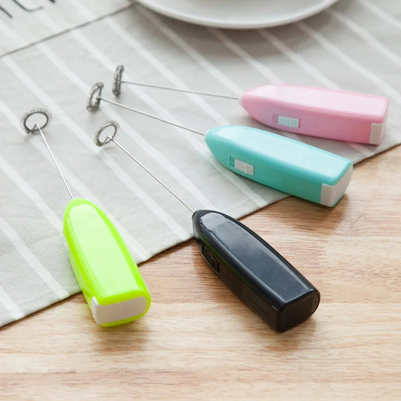 Electric Milk Frother Egg Beater Handheld Mini Blender