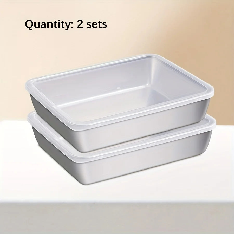 3-Piece Stainless Steel Food Storage