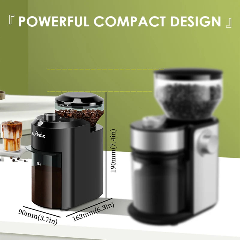 Electric Burr Coffee Grinder Adjustable