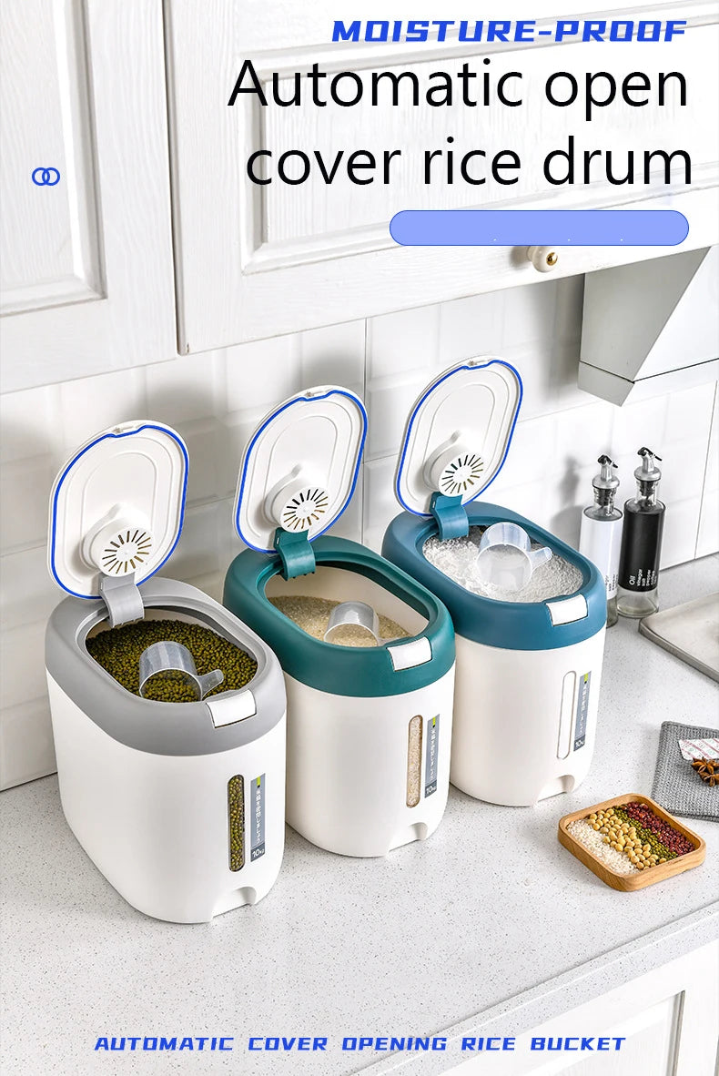 5KG 10KG Rice Dispenser Kitchen Organizer
