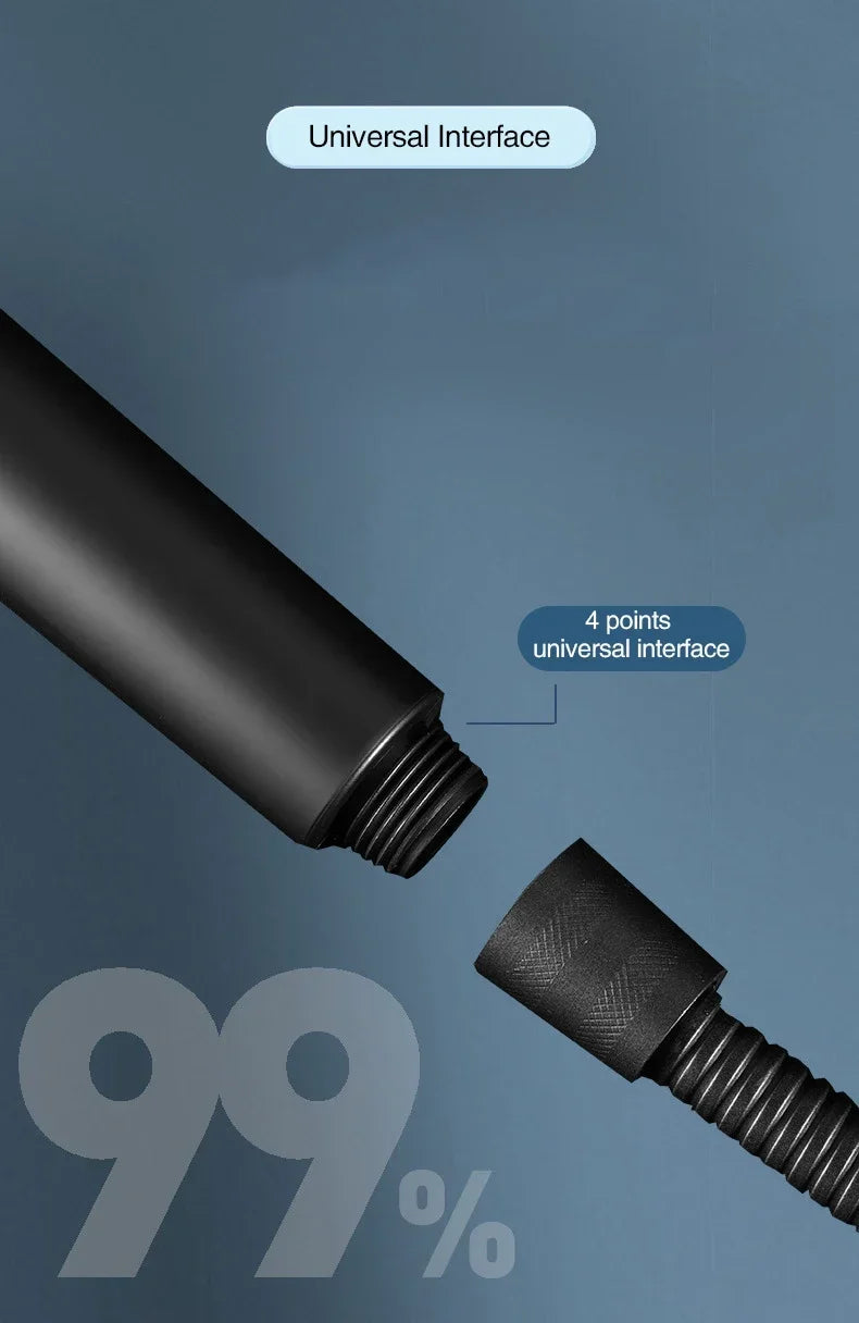 High-Pressure Filtered Shower Head 3-Mode Adjustable Spray