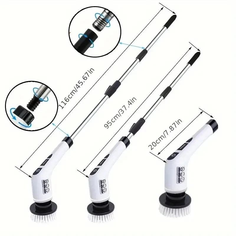 Electric Cleaning Brush Wireless Rechargeable
