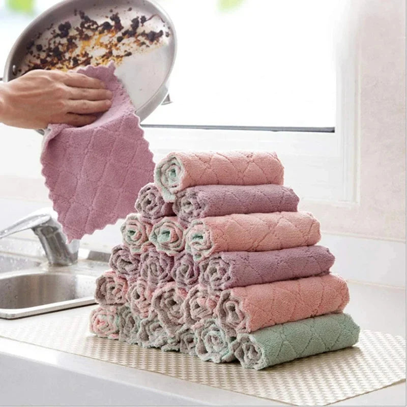 Dishwashing Cloth Kitchen Cleaning