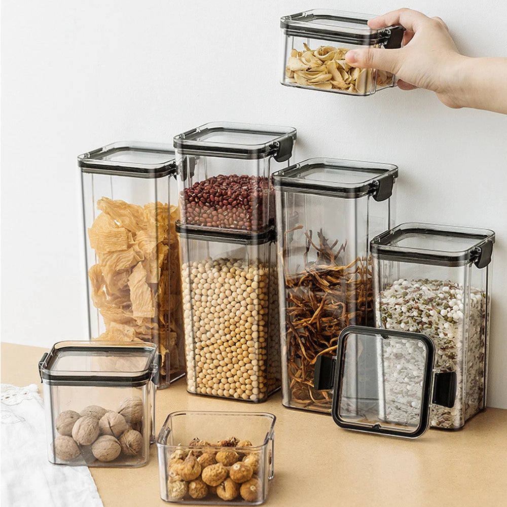 Airtight Pantry Storage Containers Stackable Kitchen Organizer Set