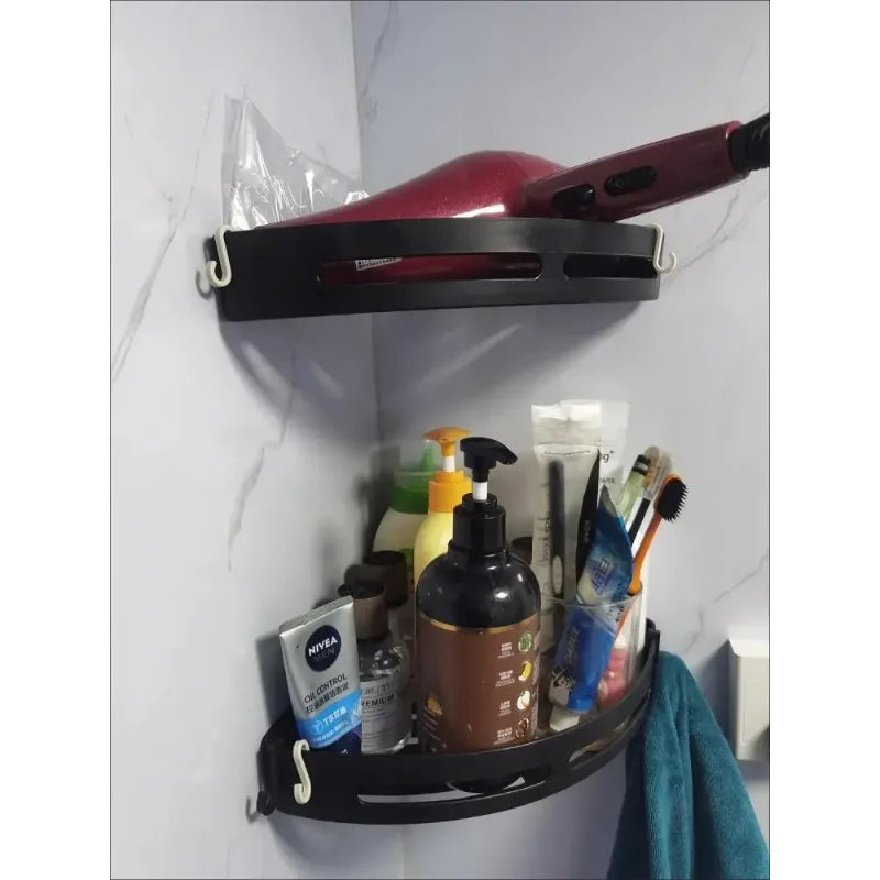 Strong Adhesive No Drill Shower Shelf