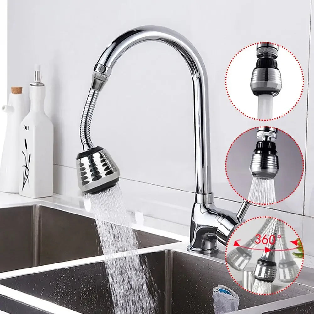 360 Rotatable Faucet Extender Dual Mode Water