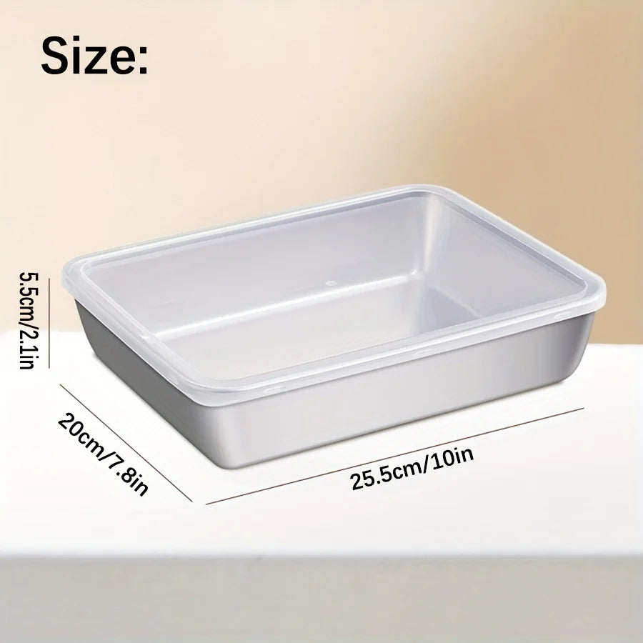 3-Piece Stainless Steel Food Storage
