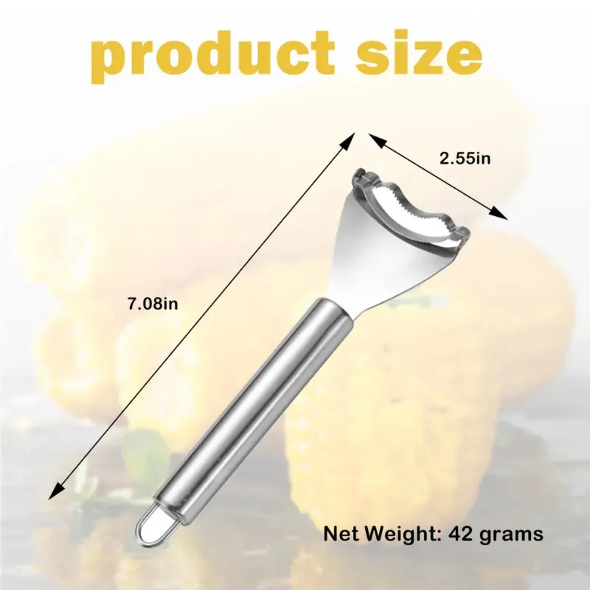 Stainless Steel Corn Stripper Cob Peeler