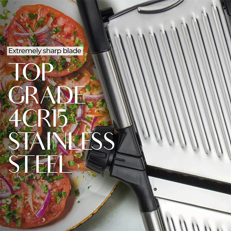 Adjustable Mandoline Slicer Stainless Steel Vegetable Cutter