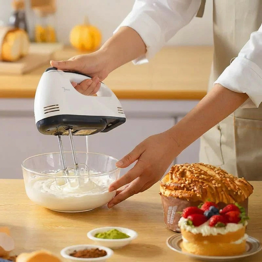 Handheld Electric Egg Beater & Kitchen Mixer