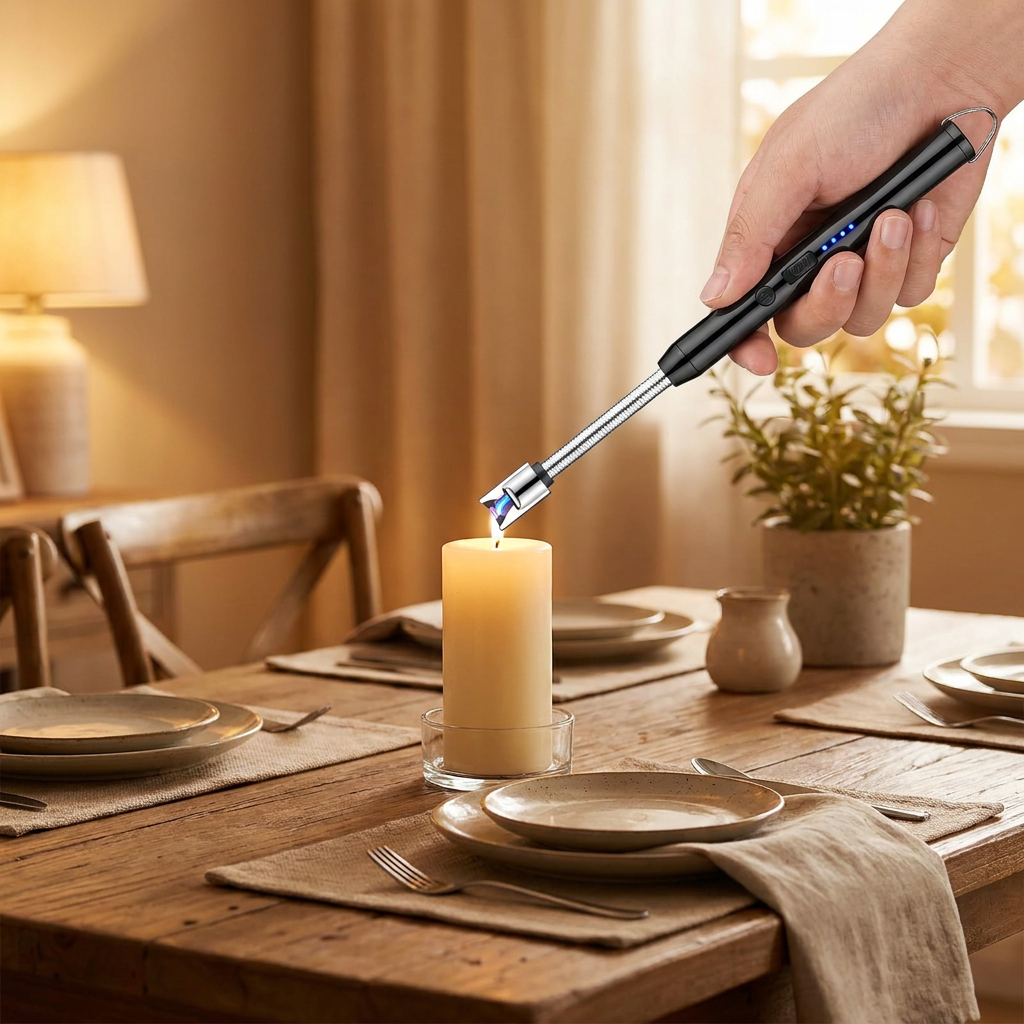USB Arc Pulse Lighter — Windproof, Rechargeable