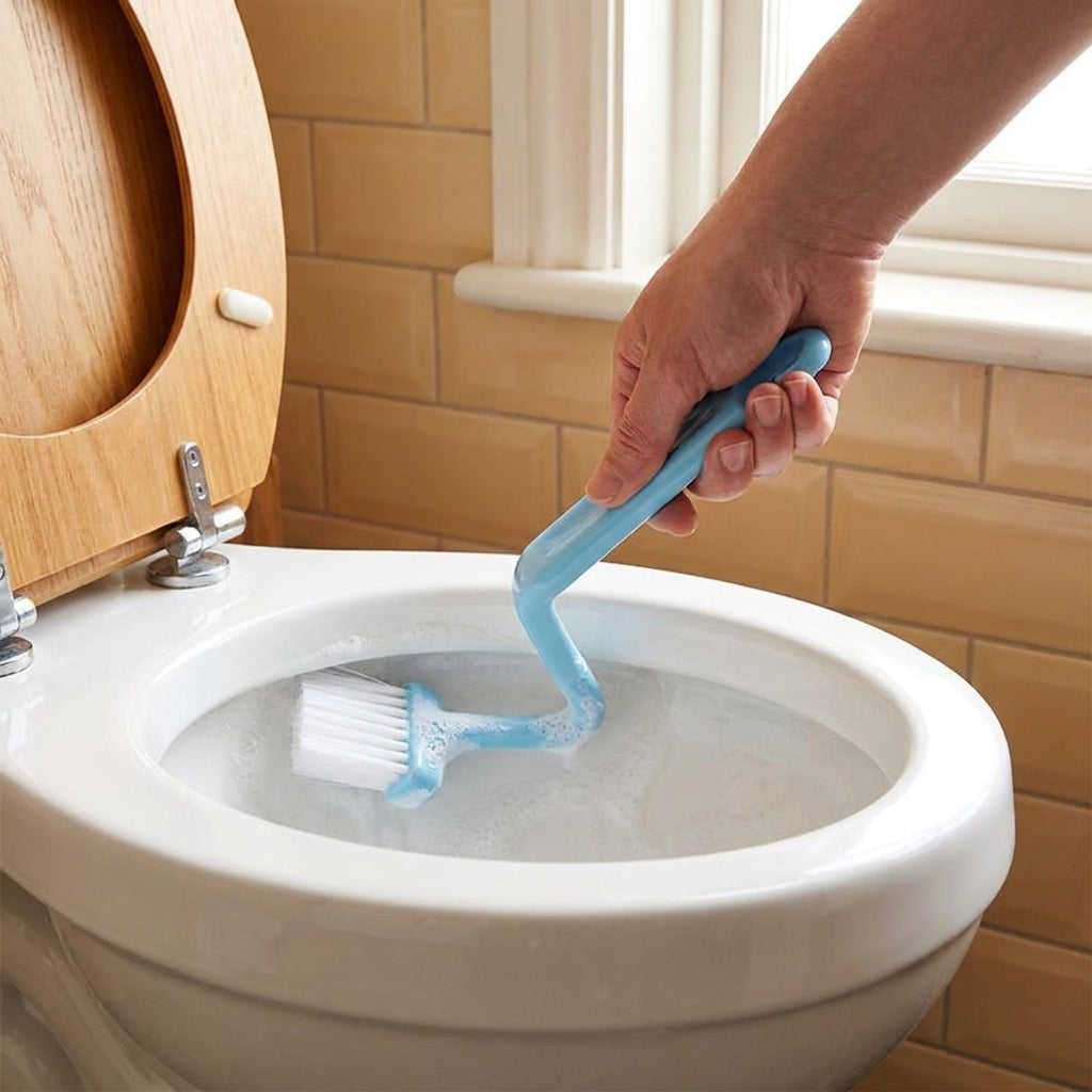 Curved Toilet Long Handle Household Toilet Brush