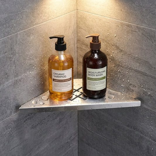 Stainless Steel Bathroom Shelf Shampoo Makeup