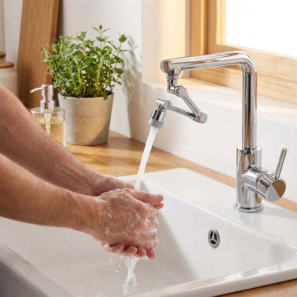 Mechanical Arm Faucet Universal