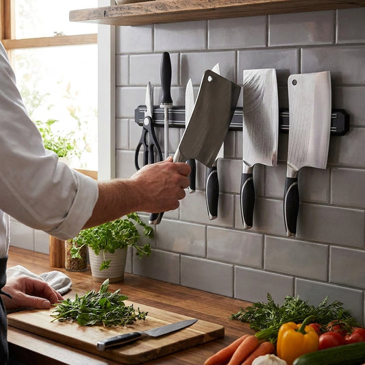 Magnetic Knife Strip Wall-Mounted Kitchen Knife Holder