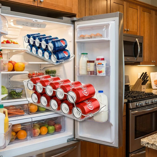 Refrigerator Organizer Bins Soda Cans