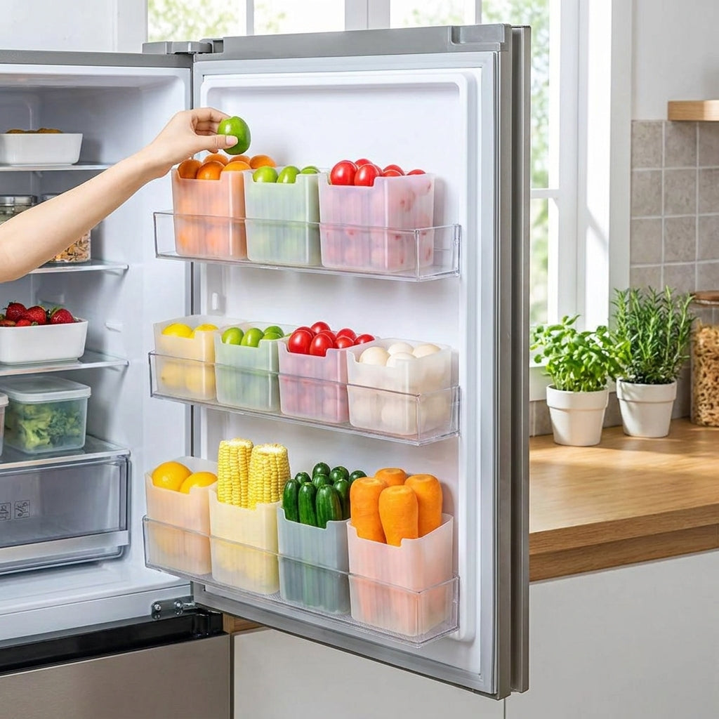 BPA-Free Clear Refrigerator Storage Box