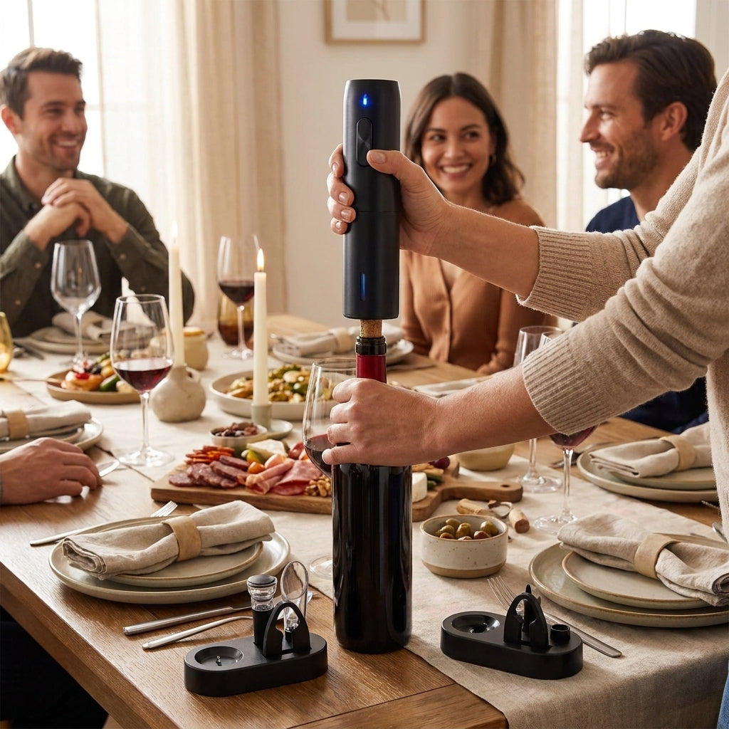 Electric Wine Bottle Opener Rechargeable Automatic Corkscrew