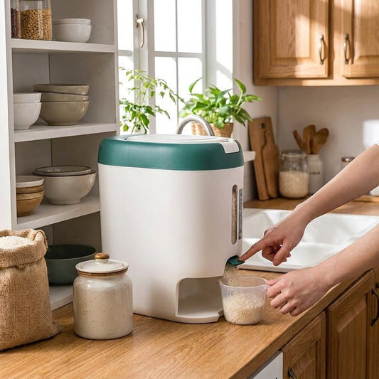 5KG 10KG Rice Dispenser Kitchen Organizer