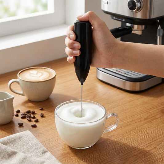 Electric Milk Frother Egg Beater Handheld Mini Blender