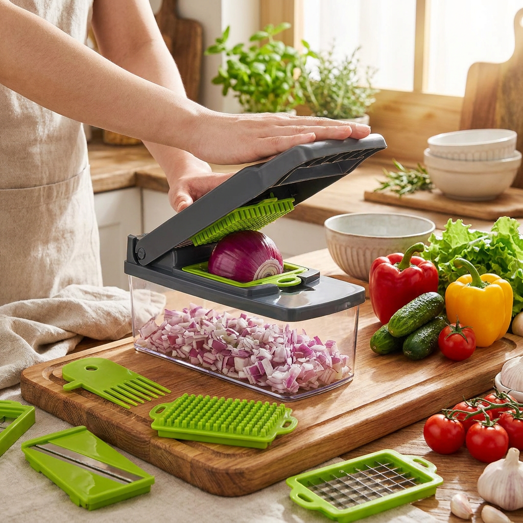 14-in-1 Multifunctional Vegetable Chopper Slicer