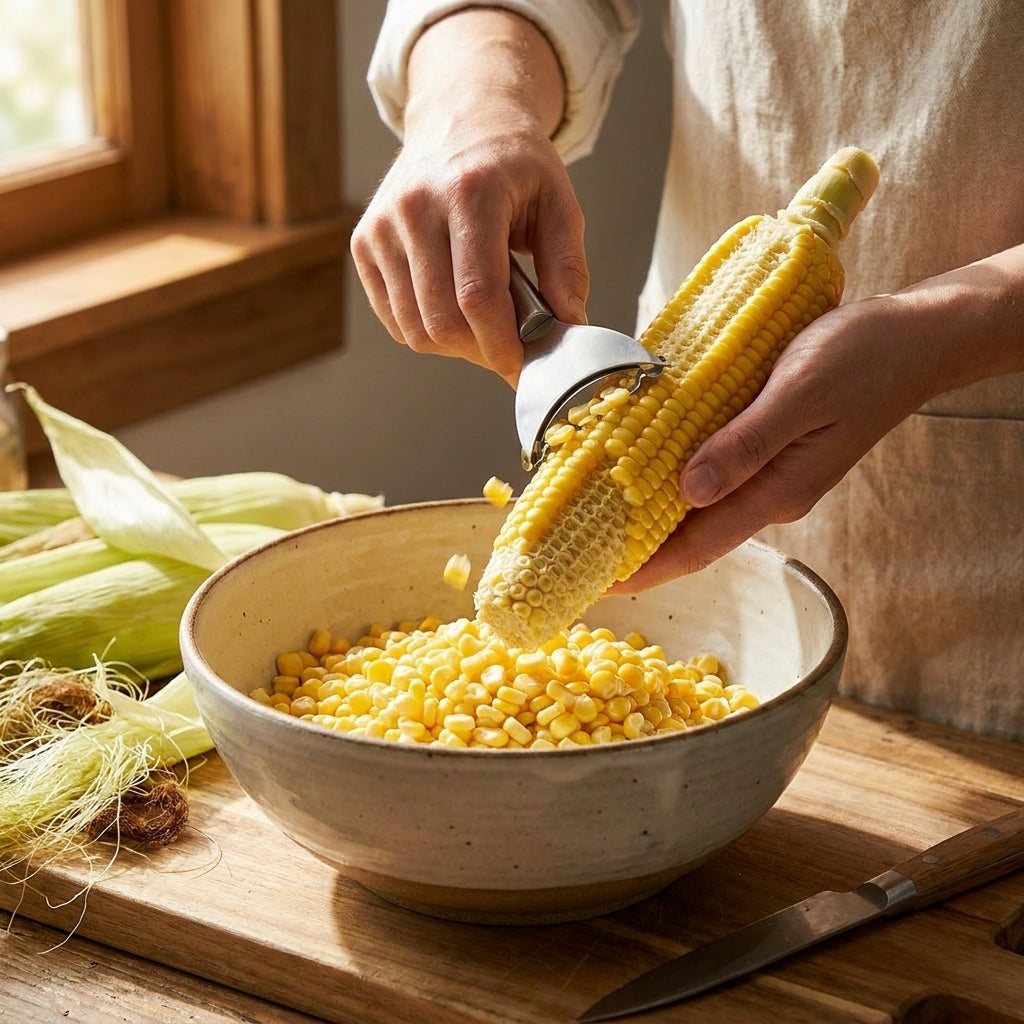 Stainless Steel Corn Stripper Cob Peeler