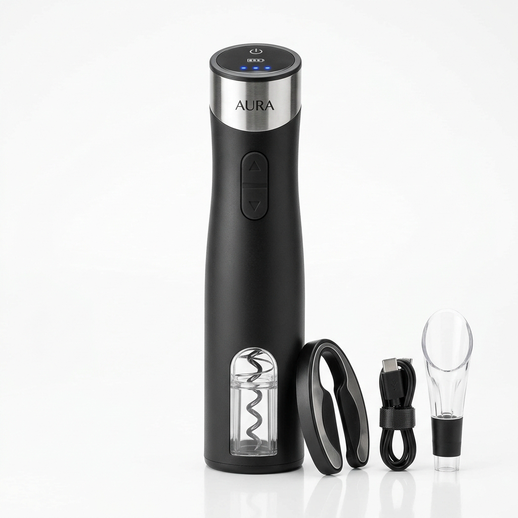 Electric Wine Bottle Opener Rechargeable Automatic Corkscrew