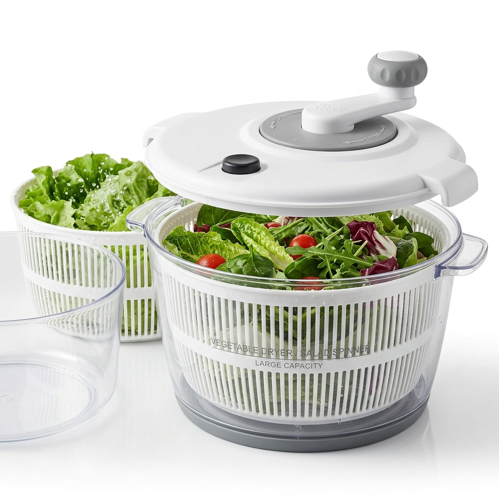 Salad Spinner Vegetable Dryer Large Capacity