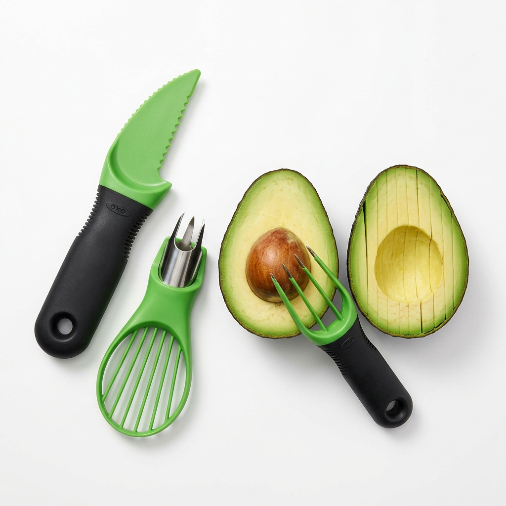 3-in-1 Avocado Slicer Split Pit Slice Tool