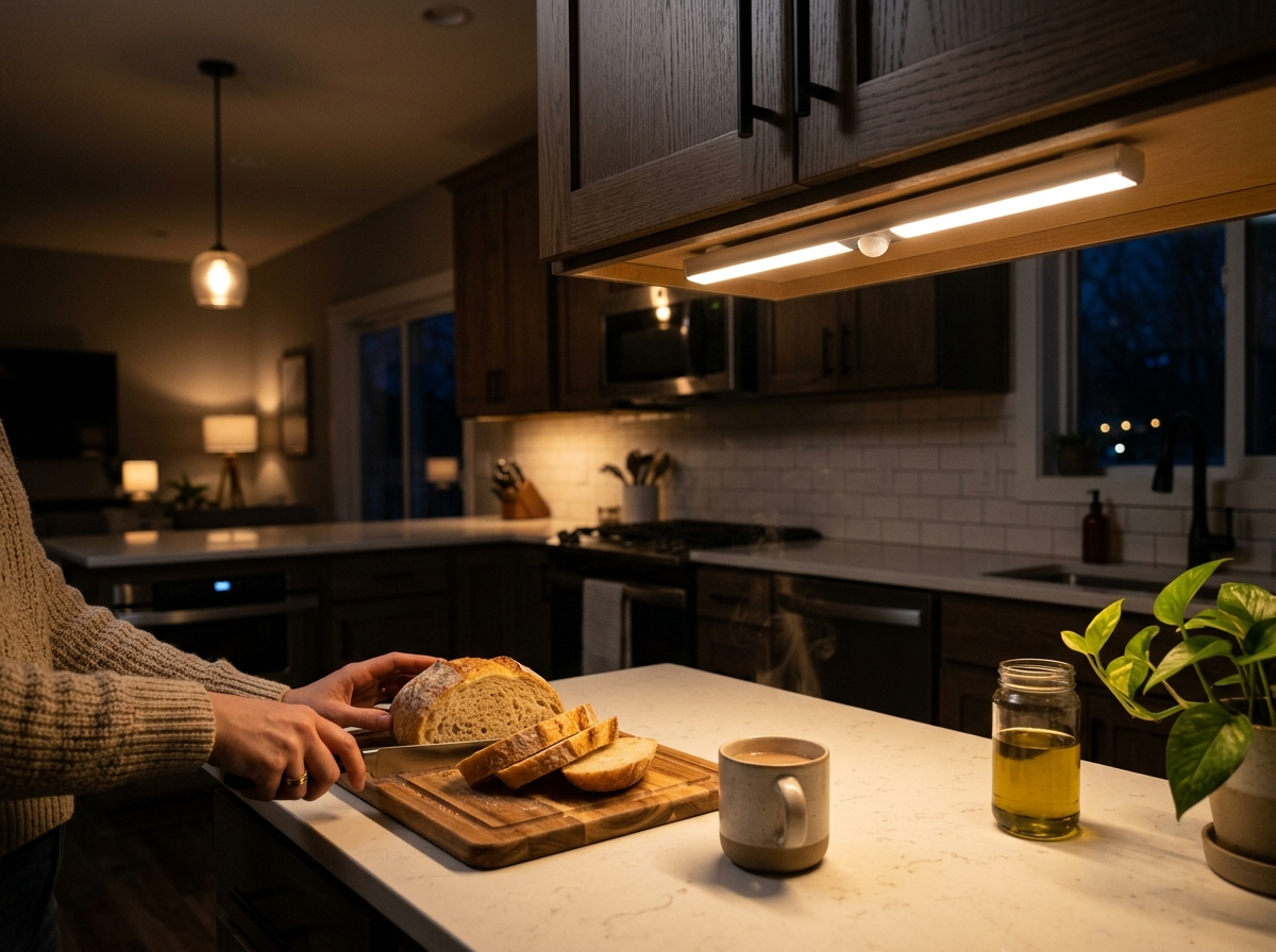 LED Bar Light with Motion Sensor — USB Rechargeable