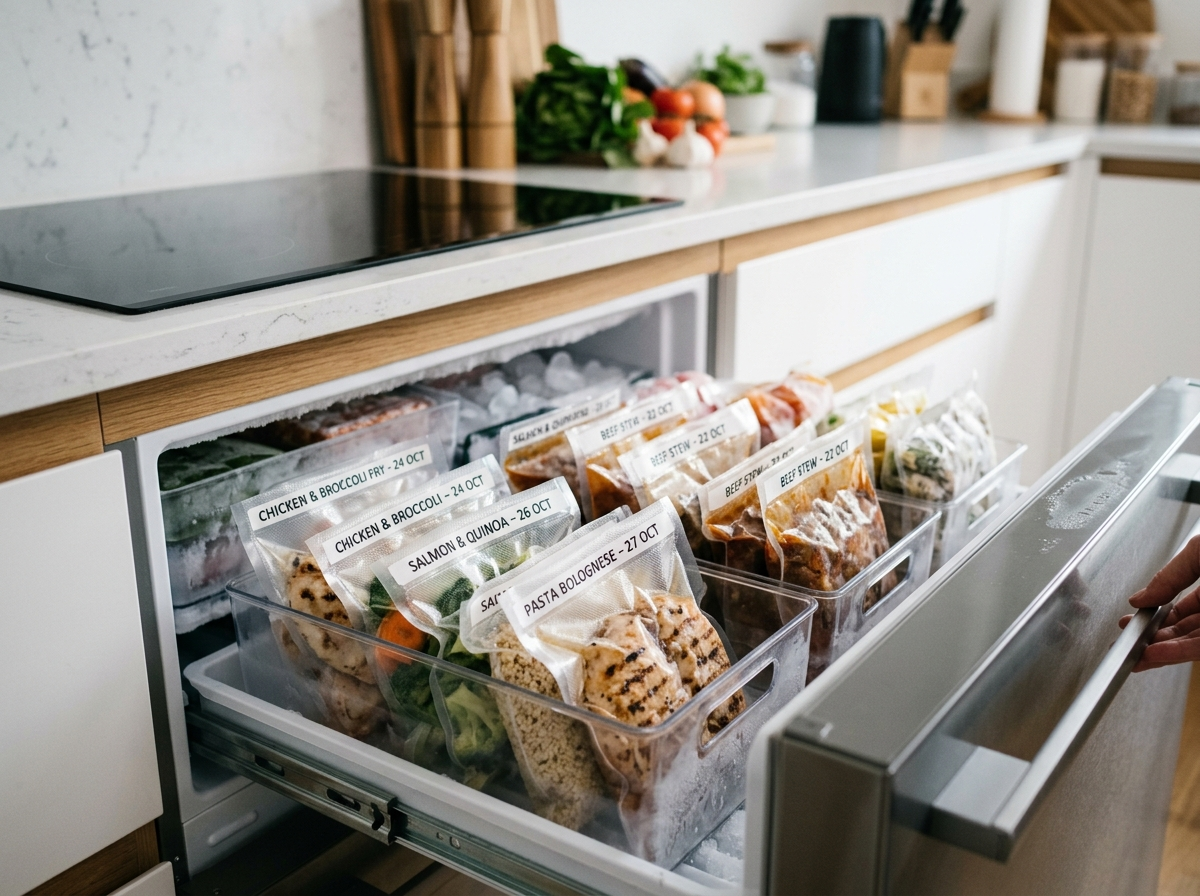 Vacuum Food Storage Bags Sealer Rolls for Meal Prep