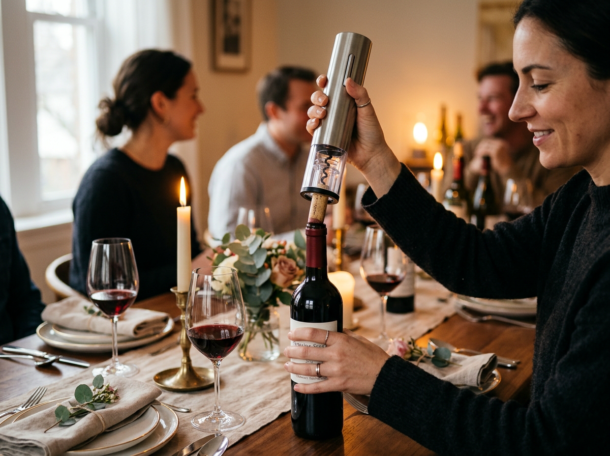Electric Wine Bottle Opener Rechargeable Automatic Corkscrew