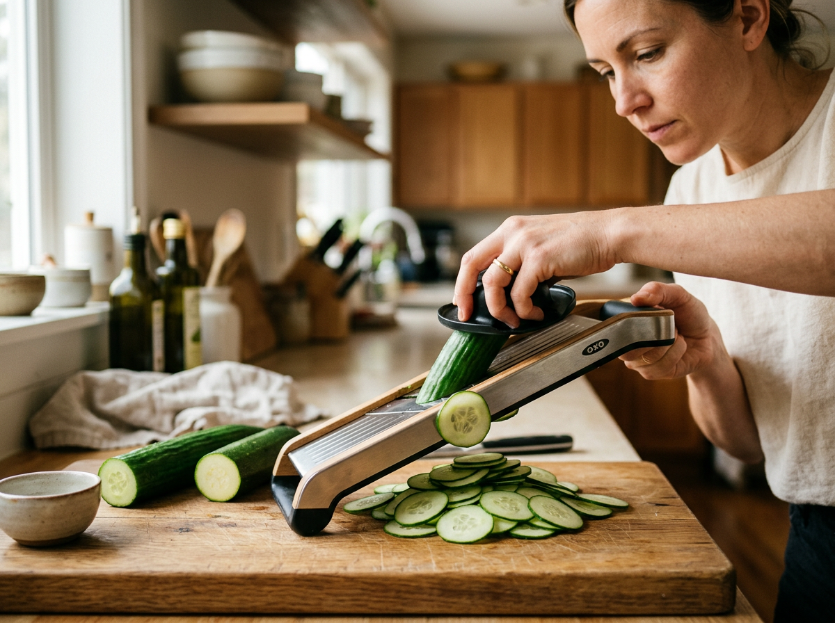 Adjustable Mandoline Slicer Stainless Steel Vegetable Cutter