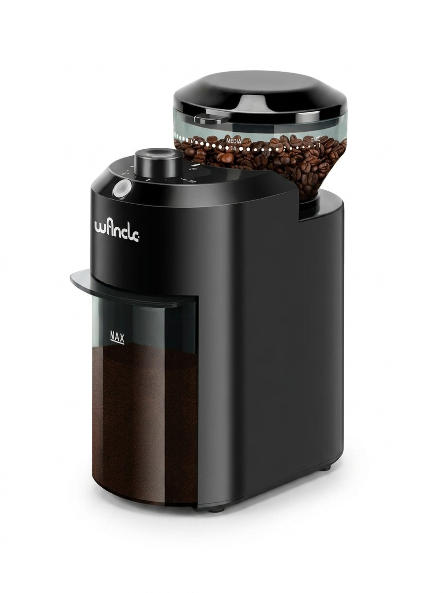Electric Burr Coffee Grinder — Adjustable Grind Settings